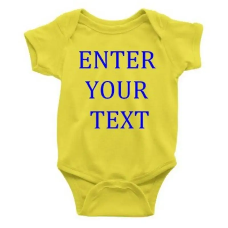 Newborn Baby Clothes Custom Logo Infant Bodysuit Romper Clothes Cotton Baby Onesie Factory Wholesale Popular Outfit 0-24M