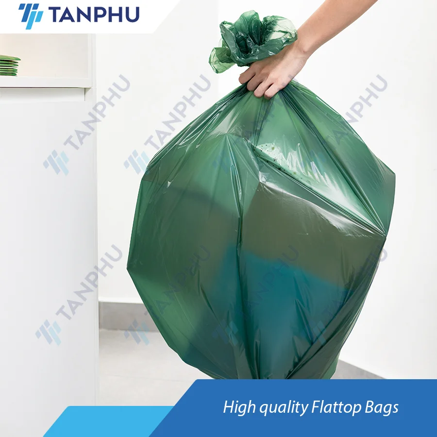 Rock Bottom Price Reprocessed Material Container Direct Factory On Roll Interleave Plastic Garbage Bag