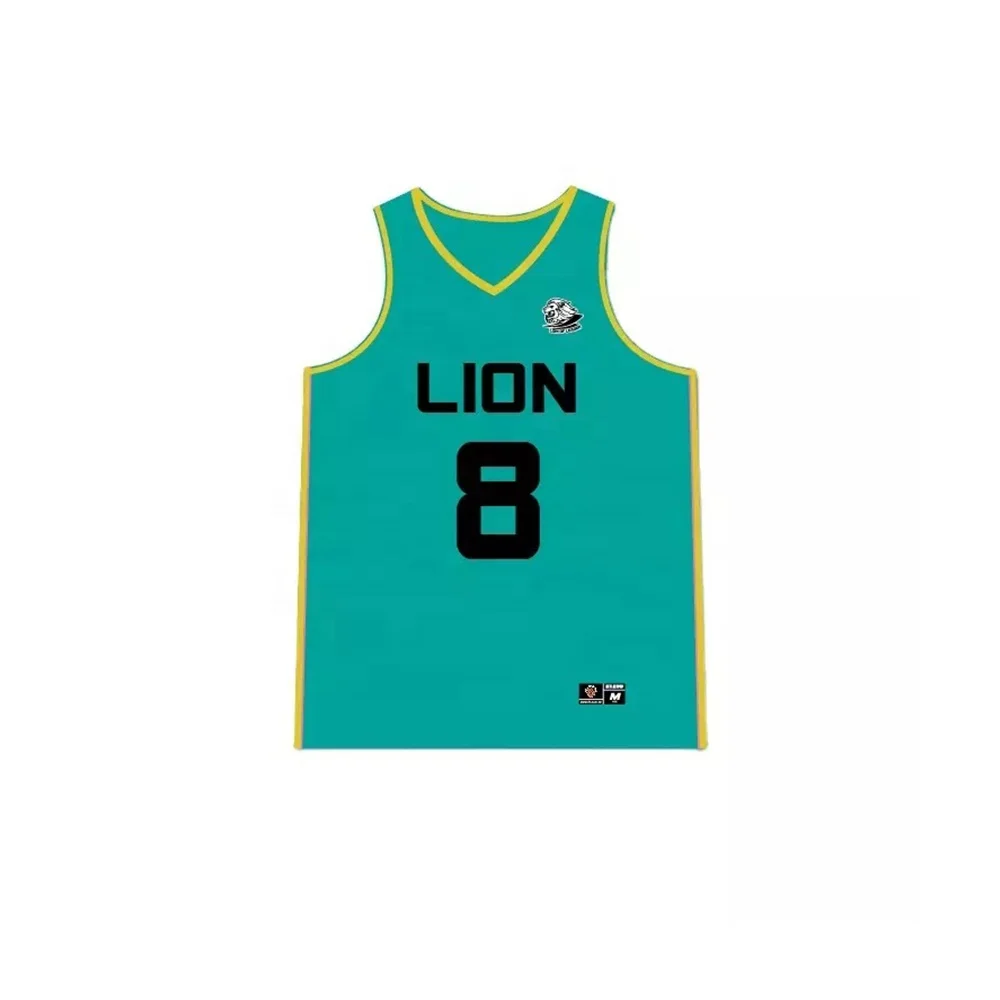 Fast shipping sublimated men custom reversible Basketball Wear jersey basketball uniform