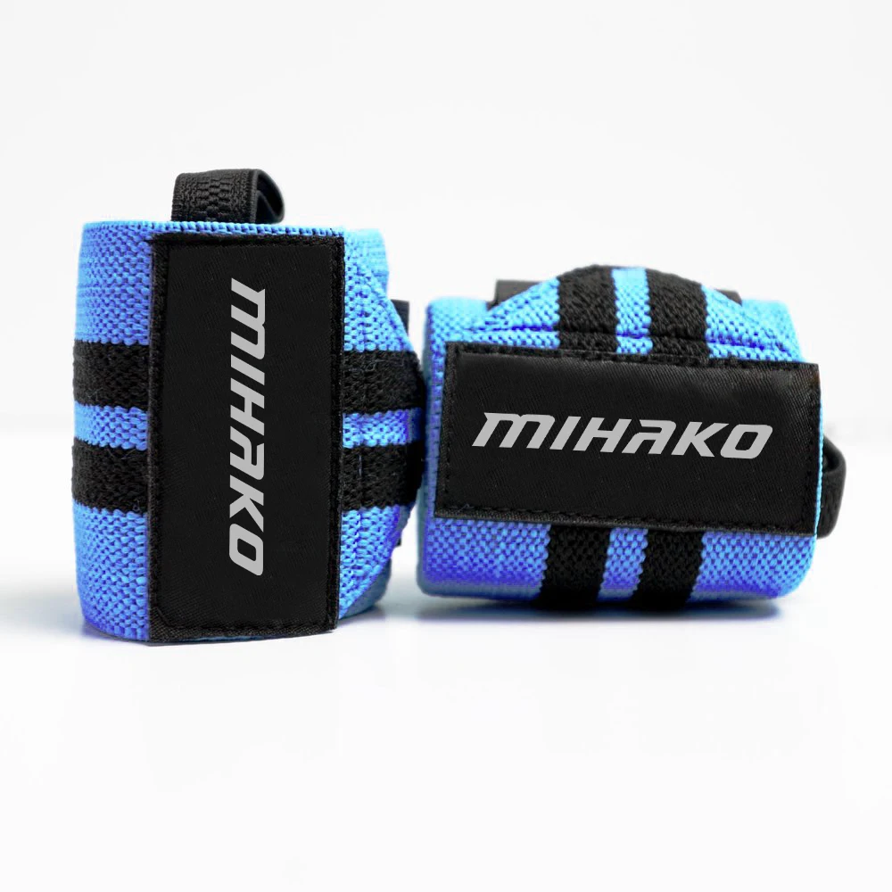 Factory custom training gym elastic support bandage weight lifting fitness wrist wrap strap