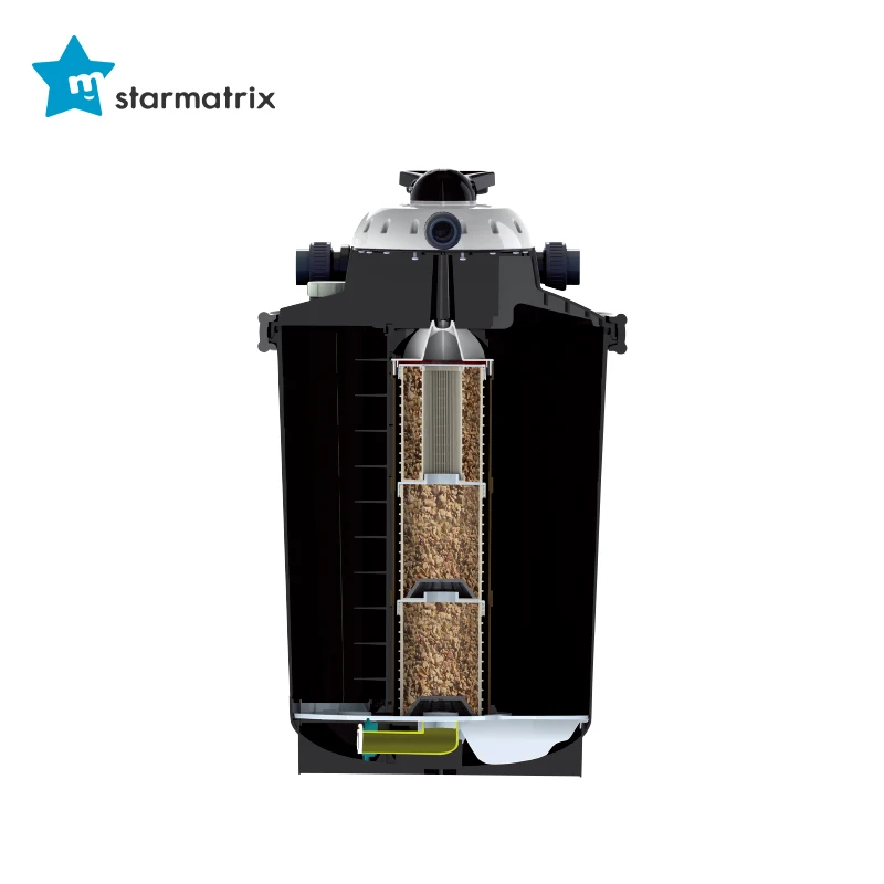 STARMATRIX 1075PF Outdoor fish pond filtration system with UV and electric heater
