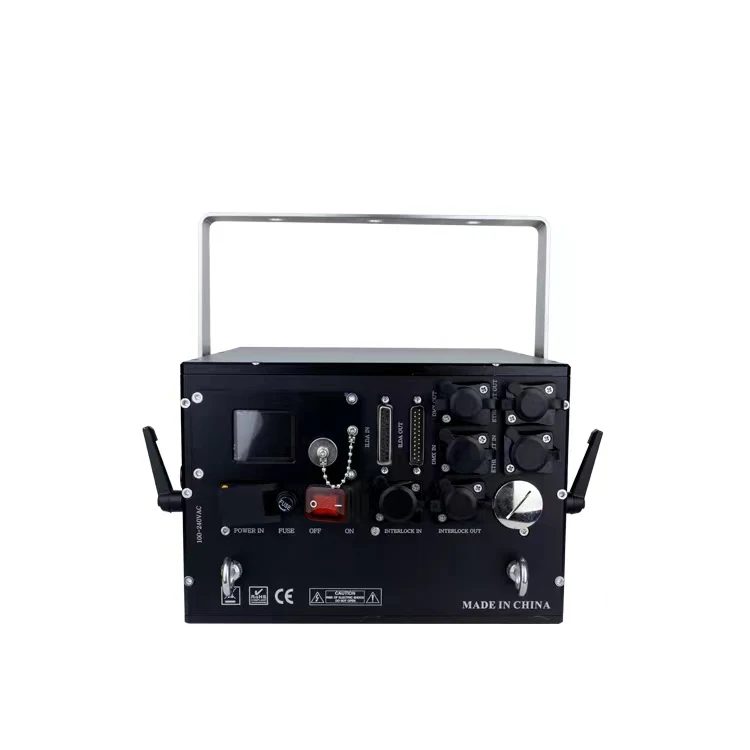 Водонепроницаемый ip65 rgb лазерный проектор 15 Вт ilda dmx лазер