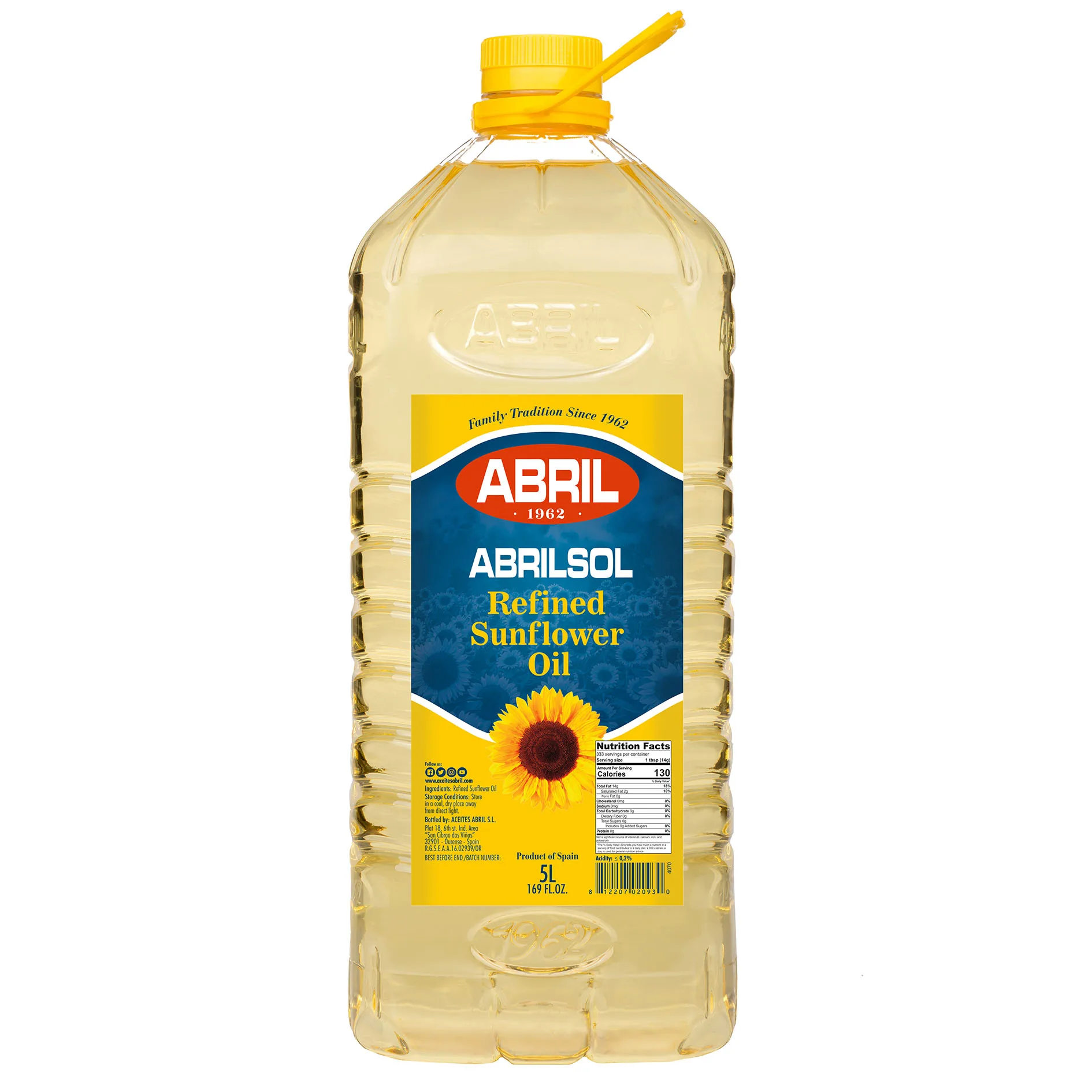 Sunflower Oil 5L Pet