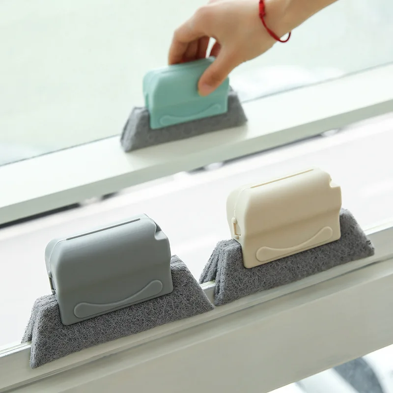 Household groove Cleaner Cleaning Slide Rail Tool Floor Gap Dust Removal Scraper Brush Window