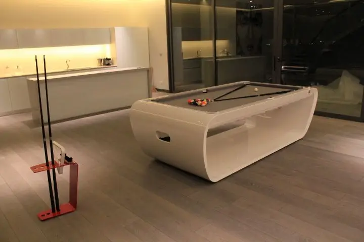 New Modern Blacklight Pool Table 9 8 7ft Billiard Tables Black Marble American Billiards Medium Sized Snooker