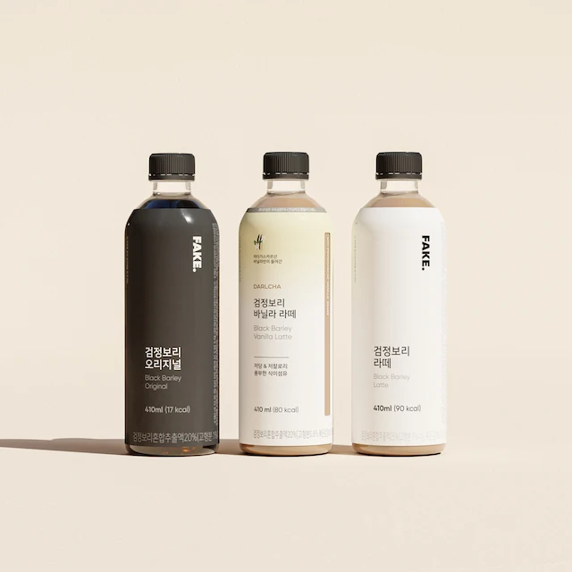 Korean 100% Caffeine-Free zero sugar Coffee Alternative drink Low Calories lactose-free vanilla latte Black Barley Beverage RTD
