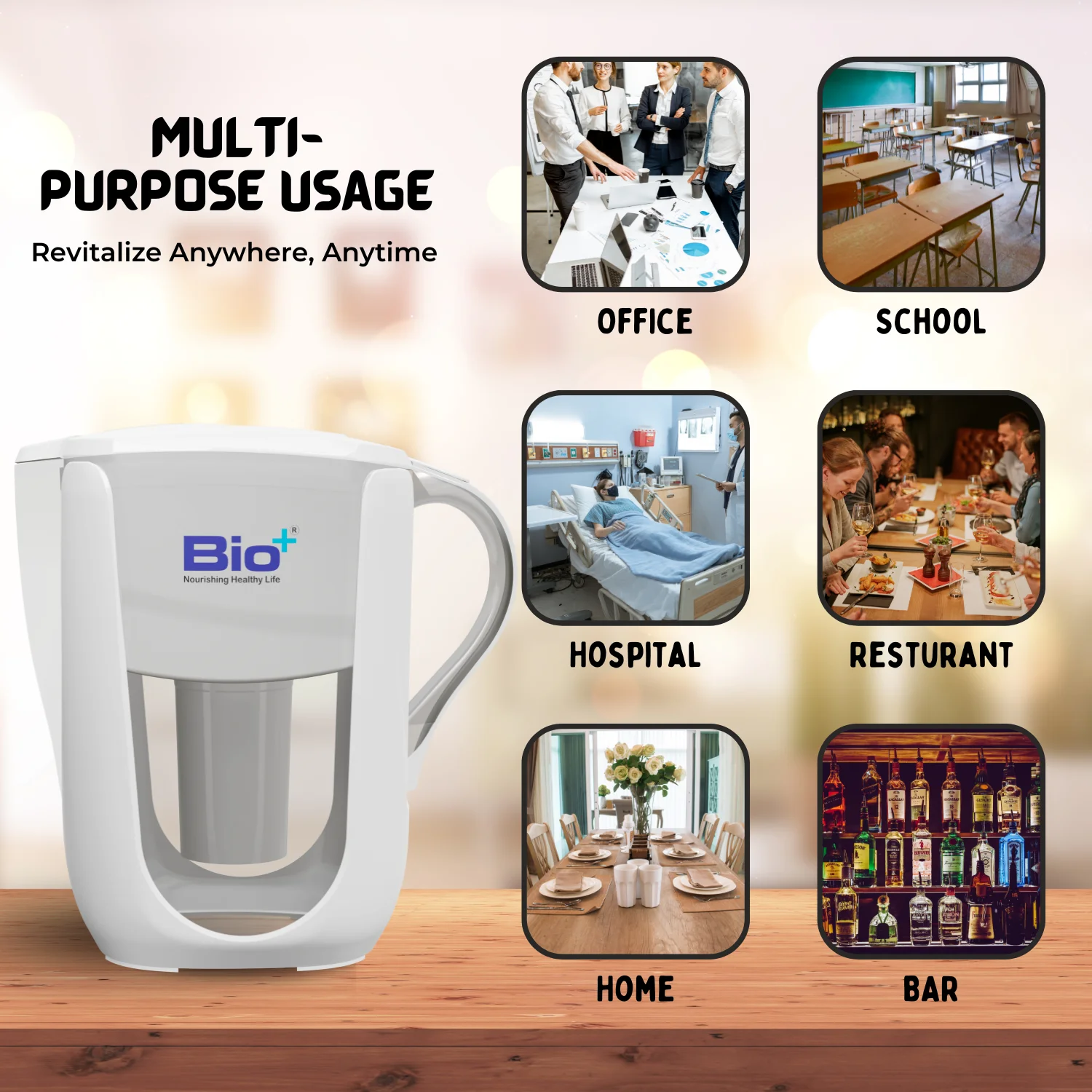 Top quality  - Bio+ Gravity-Based Water Purifier Jug | Taste Enhanced | Purified water at Cheap Price