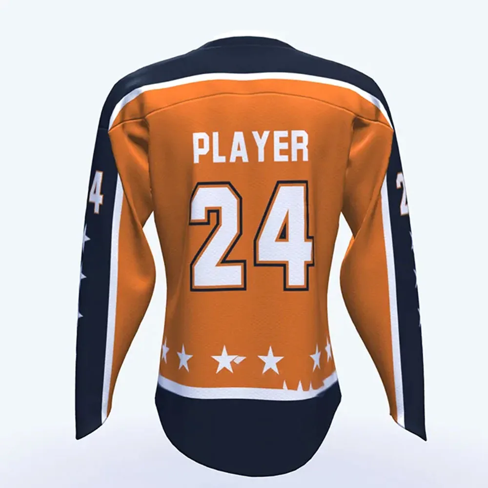100%  polyester sublimation printing Best Quality Men Ice Hockey Jersey custom ice hockey jersey OEM custom made Jersey For men