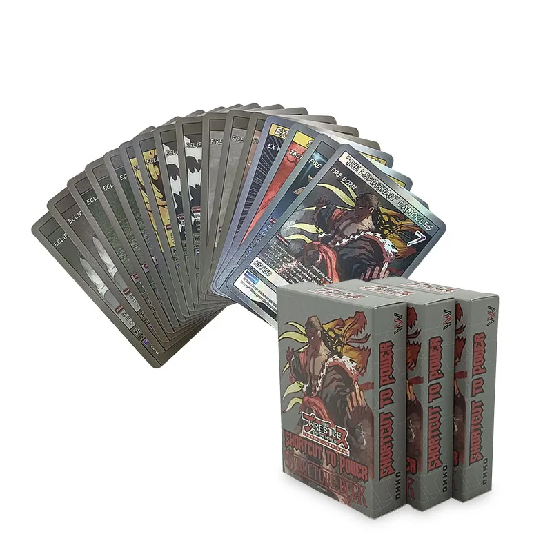 Flexible Manufacturing Capabilities Printing Paper Collectible Game Custom Extra Special Holographic Foil Trading Cards