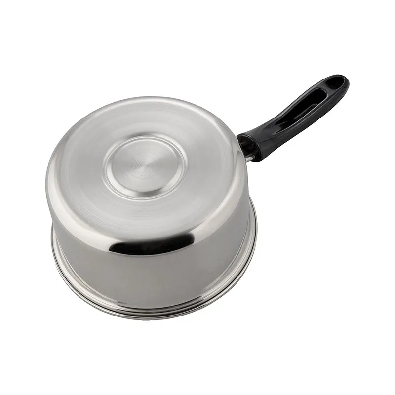 Wholesale Cookware Stainless Steel Cooking Pots and Pans 14-20cm Milk Pot Sauce Pan with Metal Lid