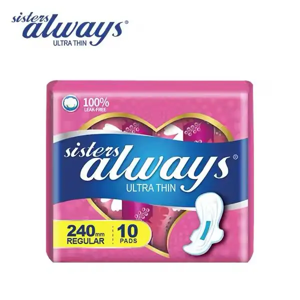 Always Infinity Feminine Pads For Women, Size 4 Overnight Absorbency, 26 Count x 3 Packs (78 Count total)
