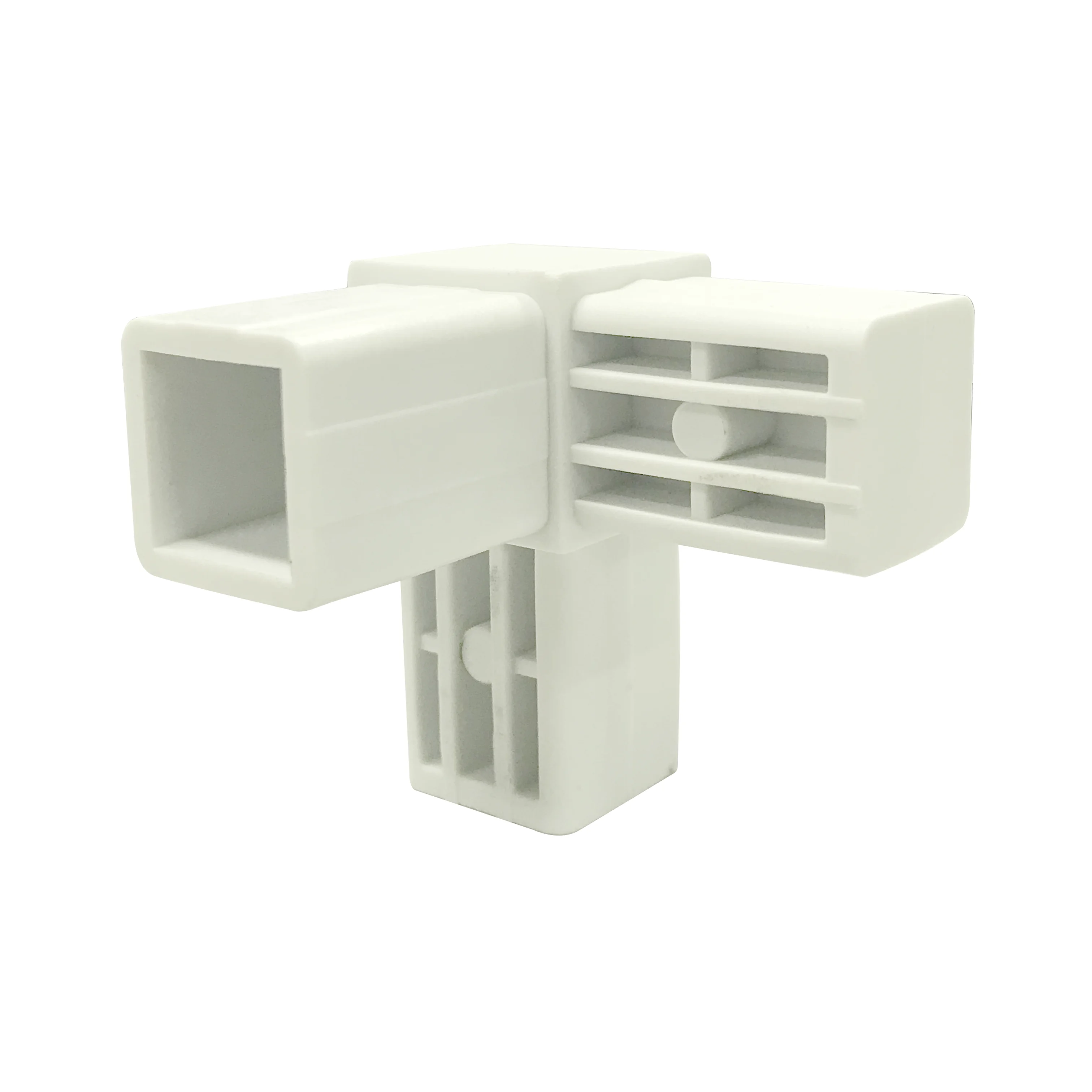 Professional Custom Furniture Grade Plastic Multiple Frame Structural Connector Pvc Corner Fitting Square Tube Pipe Fittings