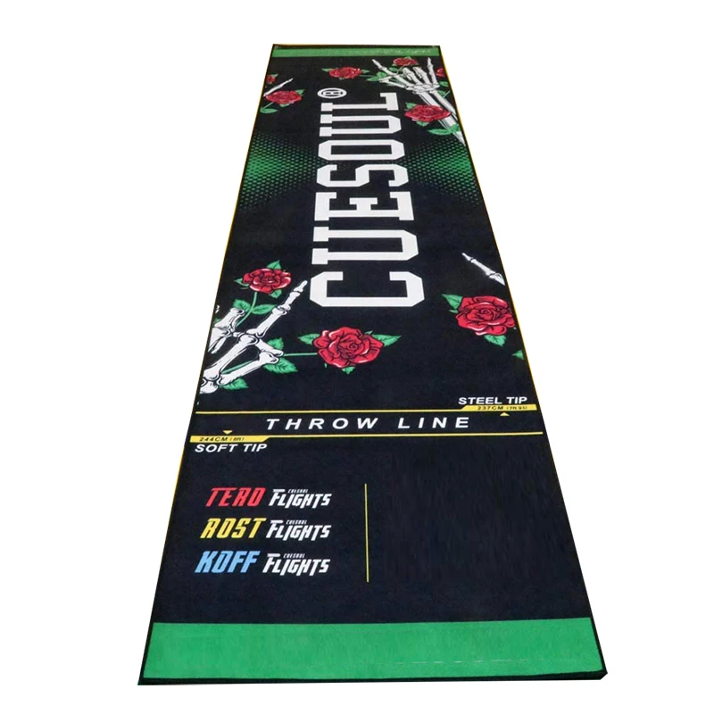 Противоскользящий напольный коврик для Дартс с логотипом печати в помещении