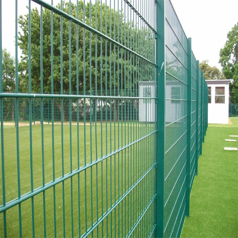 Cheap Galvanized Painted 868 / 656 PVC Coated Double Rod Mat Wire Welded Wire Mesh Fencing