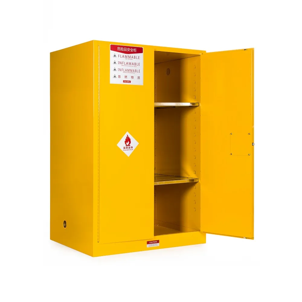 Factory Direct Steel Flammable Cabinets Manufacturer Chemical Liquid Fuel Storage drums cabinet For Laboratory