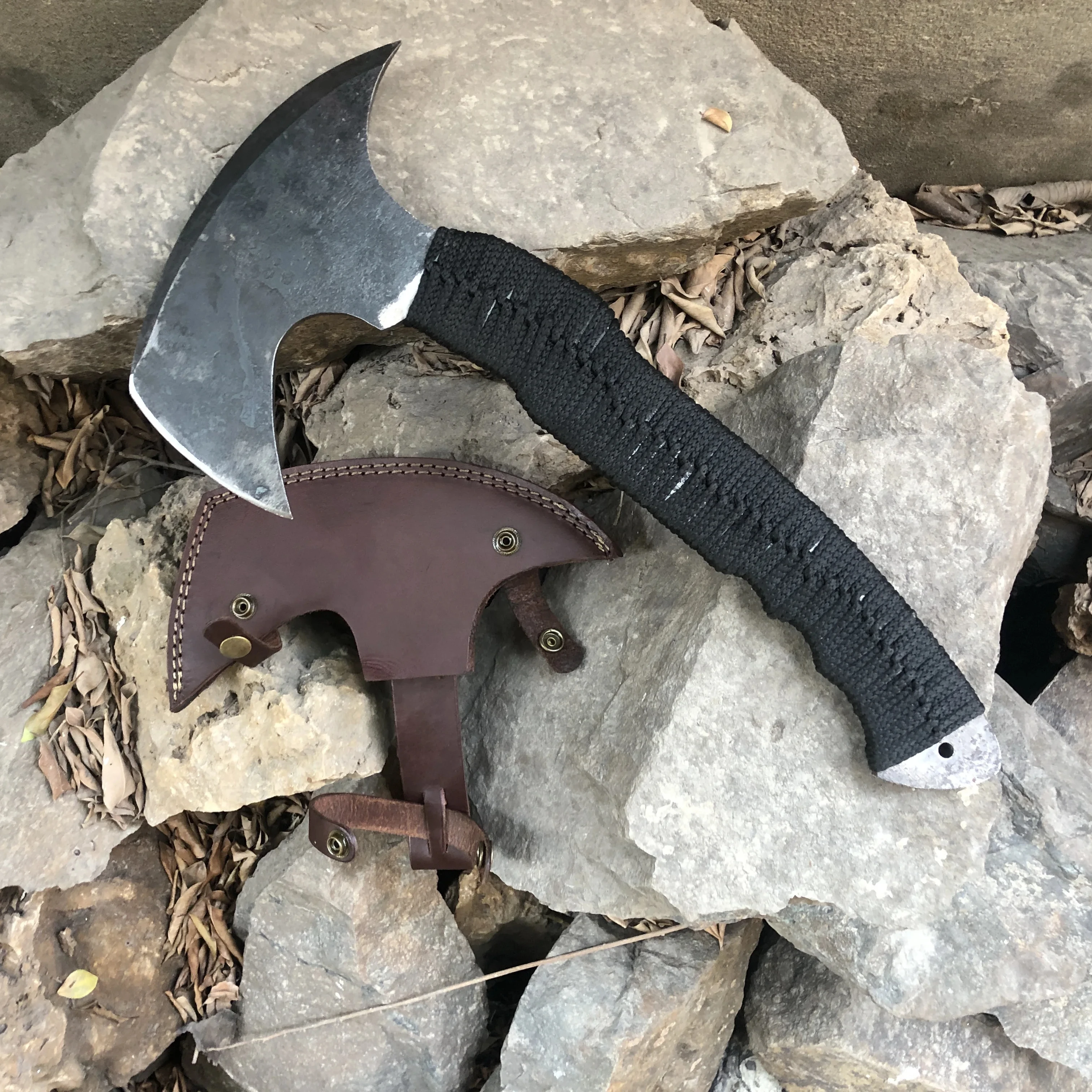 1095 Высокоуглеродистый стальной шнур обернутый топор