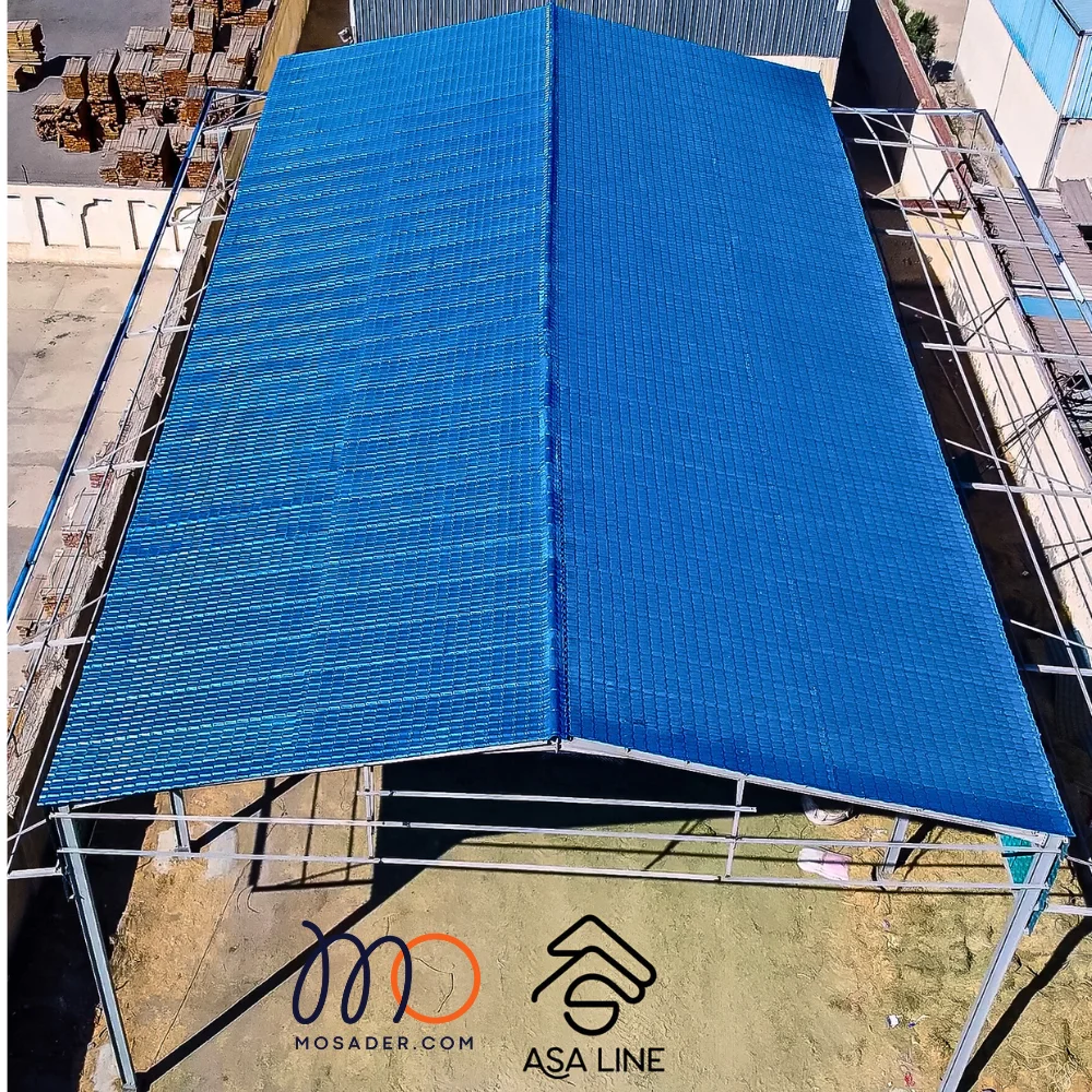 Classic UPVC Roofing Sheet  4-Layer, 100% Egyptian Multiple Colors Heat Protection Class for Various Roof Tiles Applications