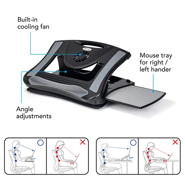 Laptop Stand Lap Desk Cooling Pad For Laptop With Cushion AIDATA