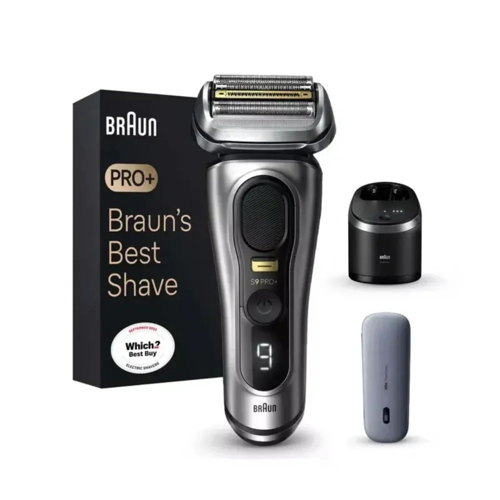 Бритва Braun Series 9 Pro + 9477cc Влажная и сухая бритва с центром SmartCare 5 в 1 корпусом питания серебристая