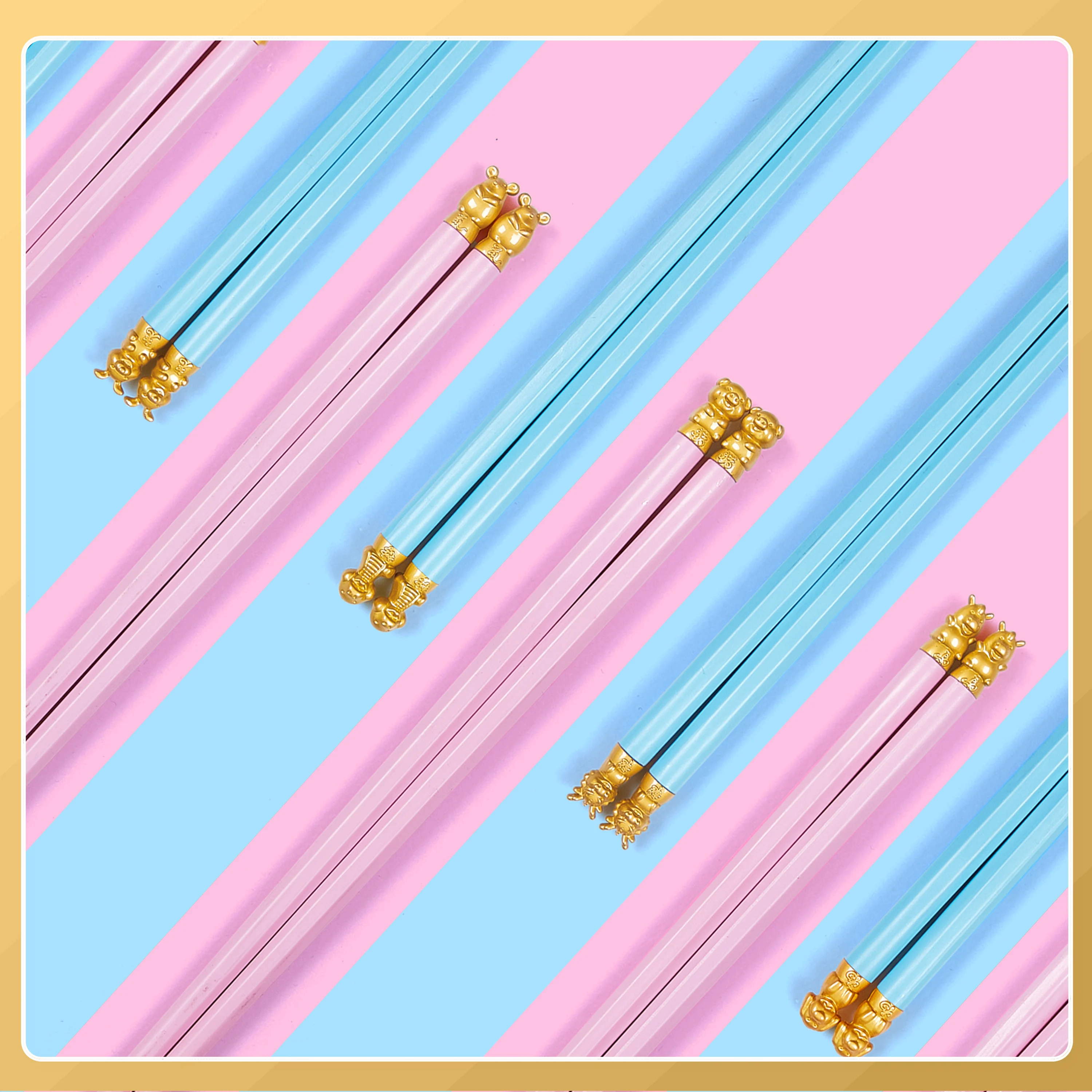 Stock Chopstick Fibreglass In Pouch Chopstick Wedding Favors Chopsticks Anime