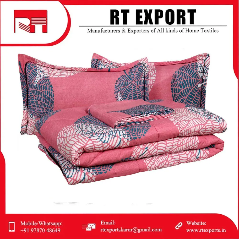 Hot Sale Customized Design Duvet Cover Set 100% Cotton Material Duvet Cover Sets with Custom Private Label