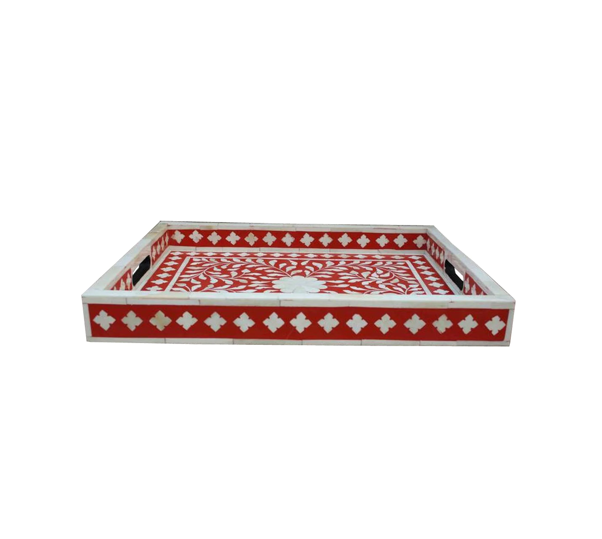 Hot  Selling Bone Inlay Serving Tray Home Restaurant Bar Hotel and Wedding customized size by hs husnain crafts