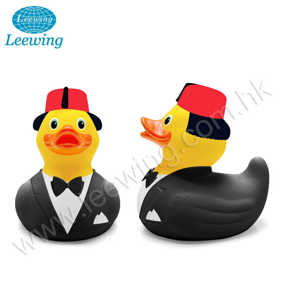Gift PVC Vinyl Yellow Custom Character Design Sir Tom Jones Rubber Duck