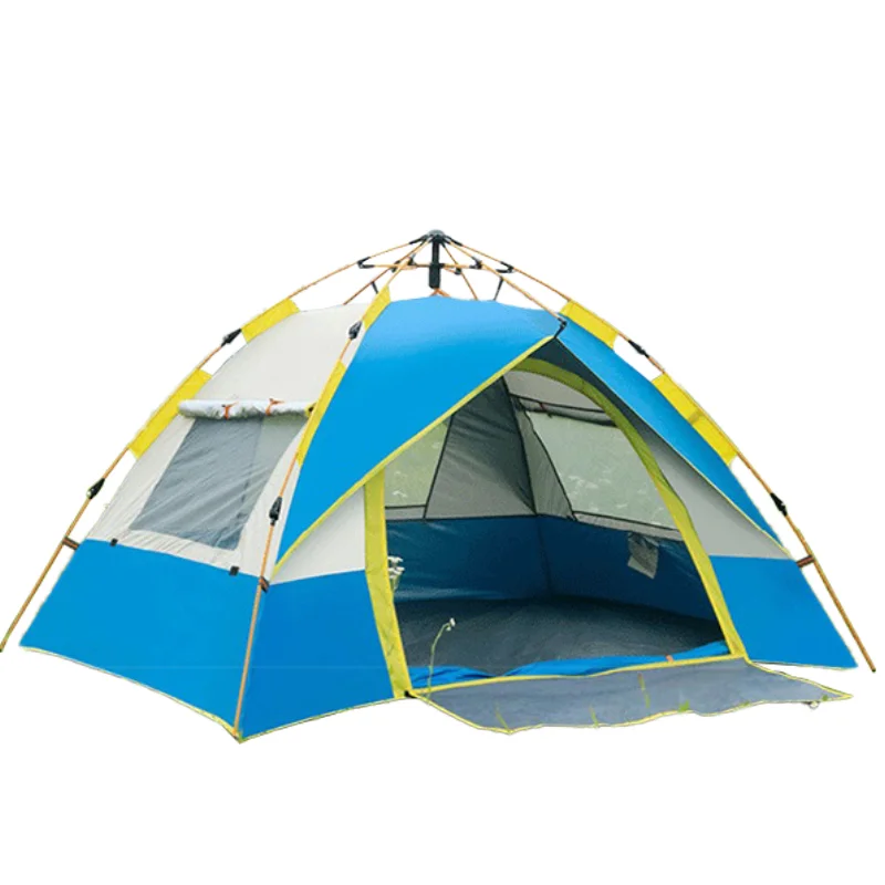 Wholesale Tent Outdoor Camping 4 Person Camping Tent Waterproof Automatic Tent