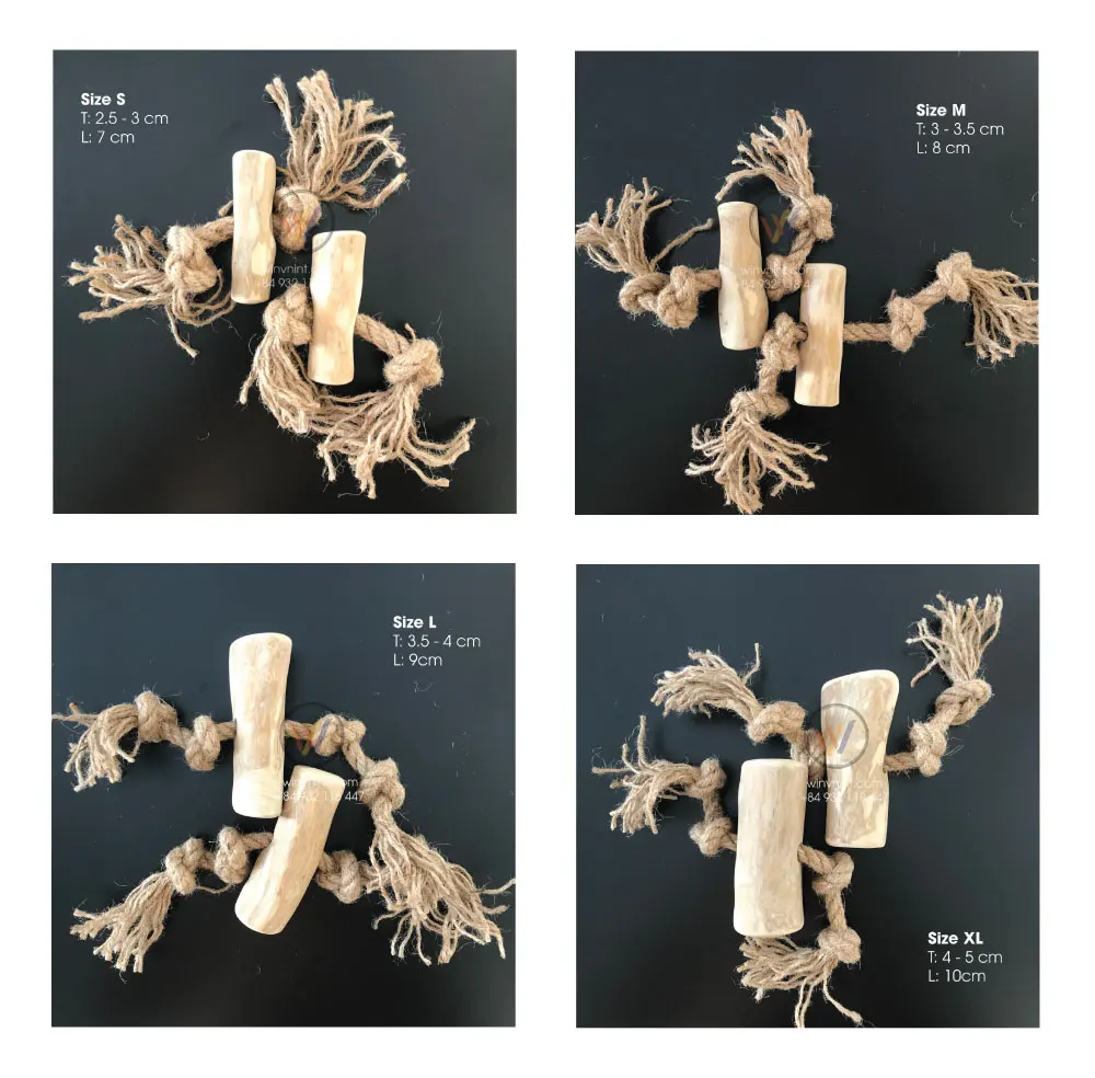 WINVN COFFEE WOOD CHEW NEW PRODUCT 100% NATURALLY DOG TOY GOOD CHEWING MADE IN VIETNAM OEM Service Ms. Jennie