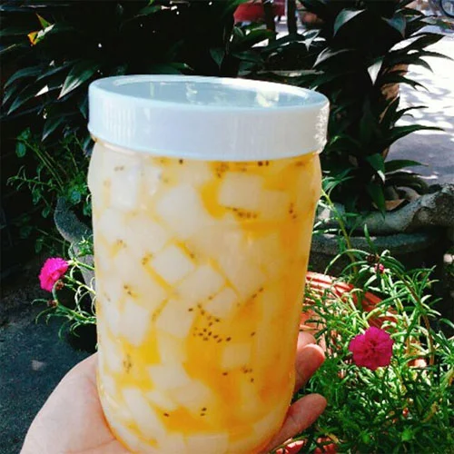 Оптовая продажа кокосовое желе в сиропе клубничный ананас