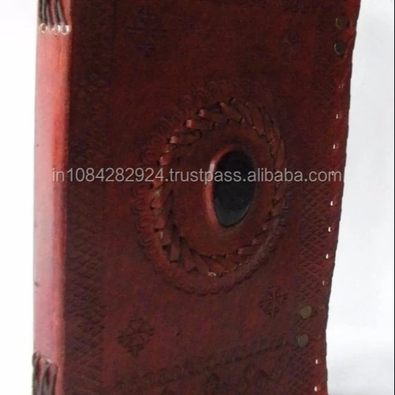 Premium Leather Vintage Habit Journal Note Book Dairy Notebook Handmade Journal Stone Diary Stone Sketchbook Travel Dairy