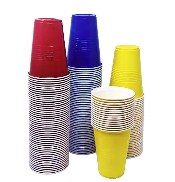 16oz Plastic Disposable Red Party Cup