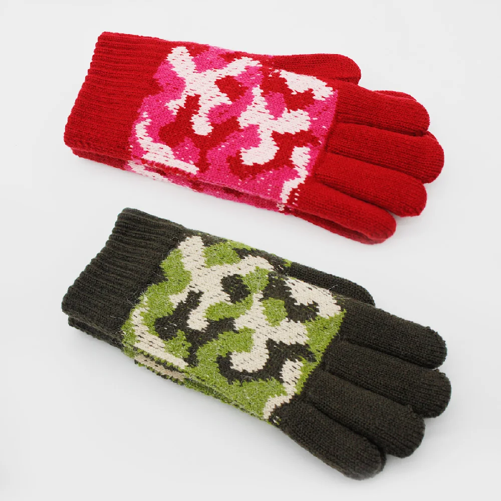 Jacquard Knitted Gloves