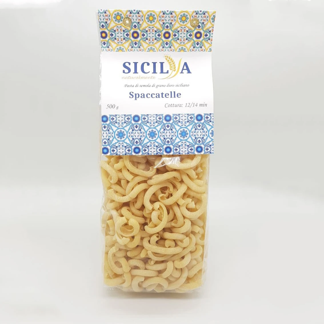 Сделанные в Италии макароны Sicilian продукты из твердых сортов пшеницы 500 г Spaccatelle натуральная композиция бронзовая вытянута
