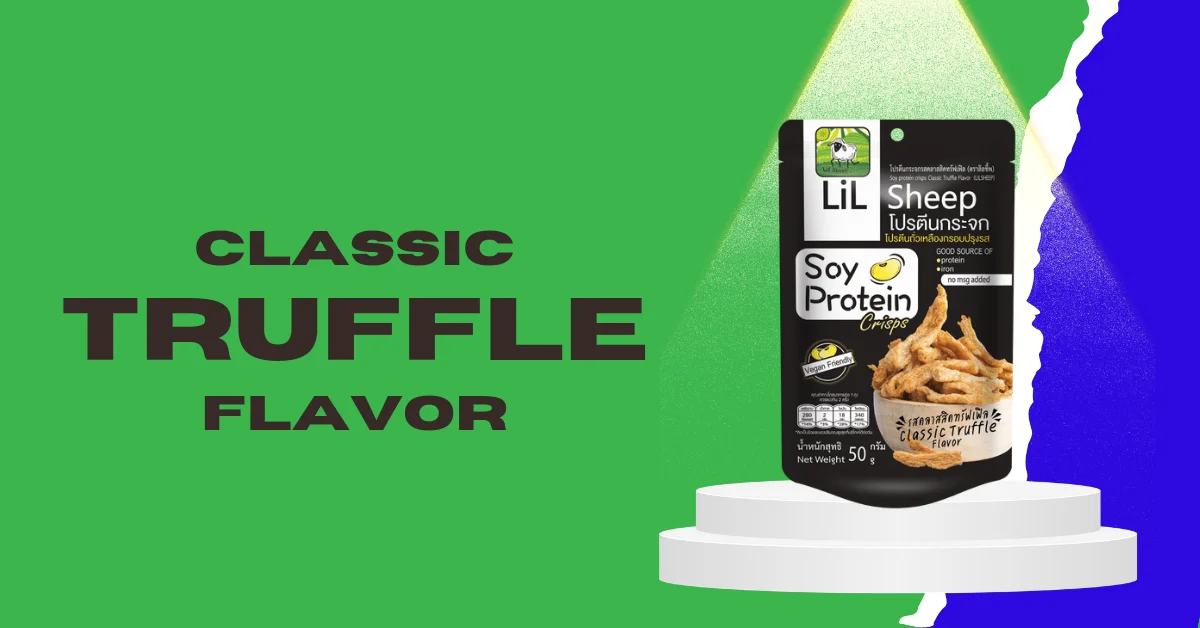 Best Seller Low Fat Snack Soy Protein Crisps Classic Truffle Flavor Vegan Snack High Quality Healthy Vegetable Snacks