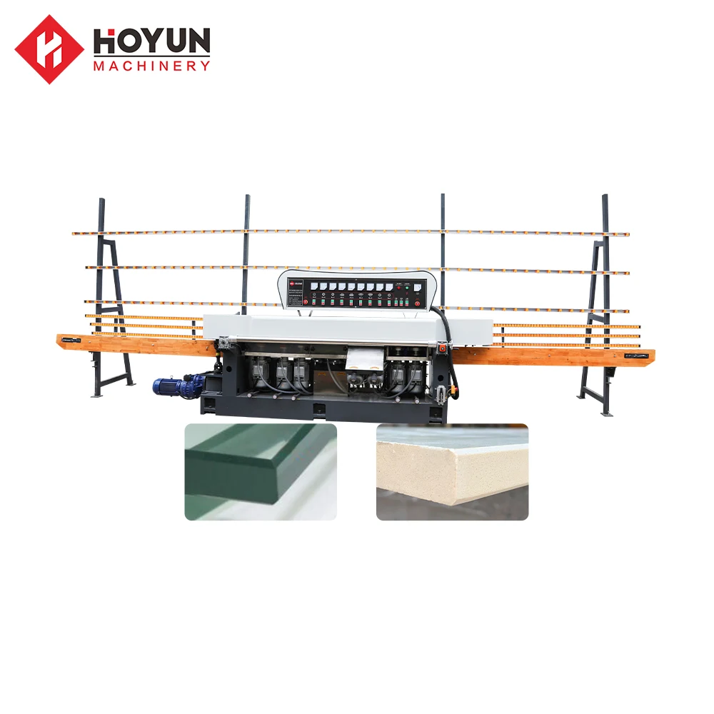 HOYUN vertical round edge grinding machine stone grinding polishing processing machine