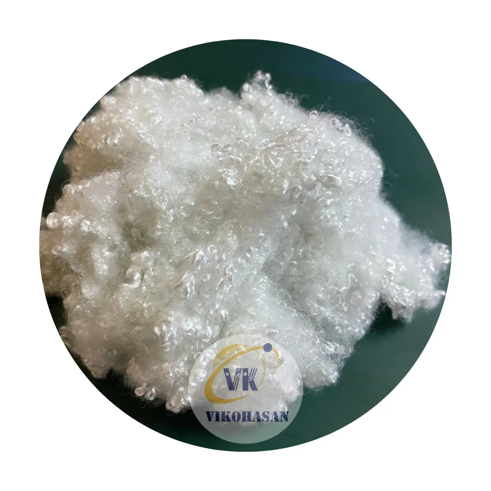 For Sales Polyester Staple Fibers 4D HCS 100% Recycled Hollow Conjugated Fibres VIKOHASAN Manufacturer and Synthetic Fiber