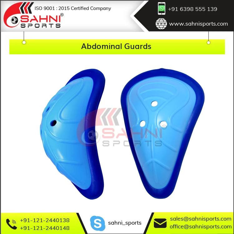 Superior Quality High-Impact Resistant Poly Protector Abdominal Guards Hot Selling Protective Gear in Different Sizes for India