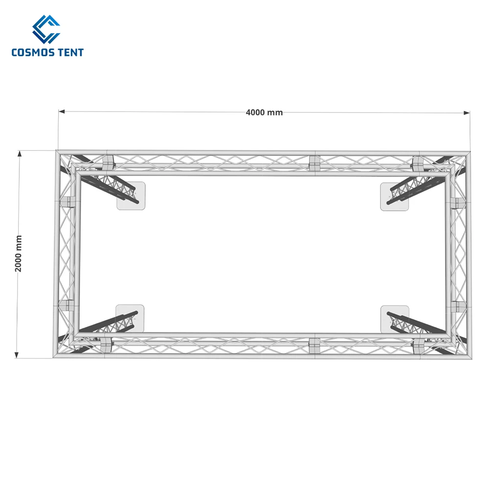 Aluminum Display Triangle Spigot Truss Stand Equipment for trade show