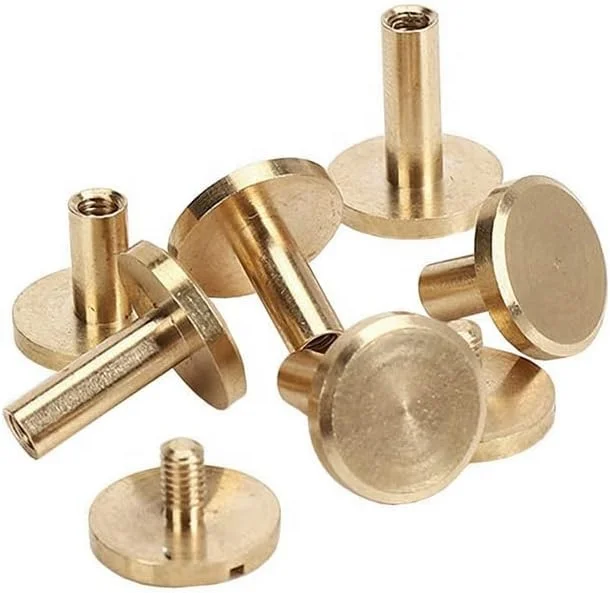 Chicago Binding Post Screw Brass Male and Female Slotted and Phillips Flat Head Drive Alloy Steel Inch Measurement System