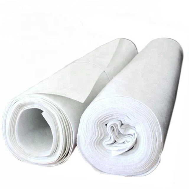 wholesale waterproofing geotextile membrane nonwoven fabric rolls 700gsm geotextile dam projectfor landslide