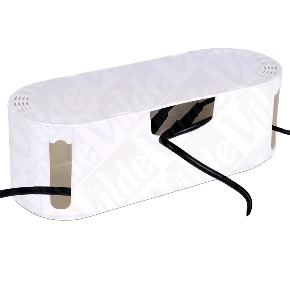 Excellent Quality Affordable Turkey Proper Storage Cable Management Organizer Plastic Box White