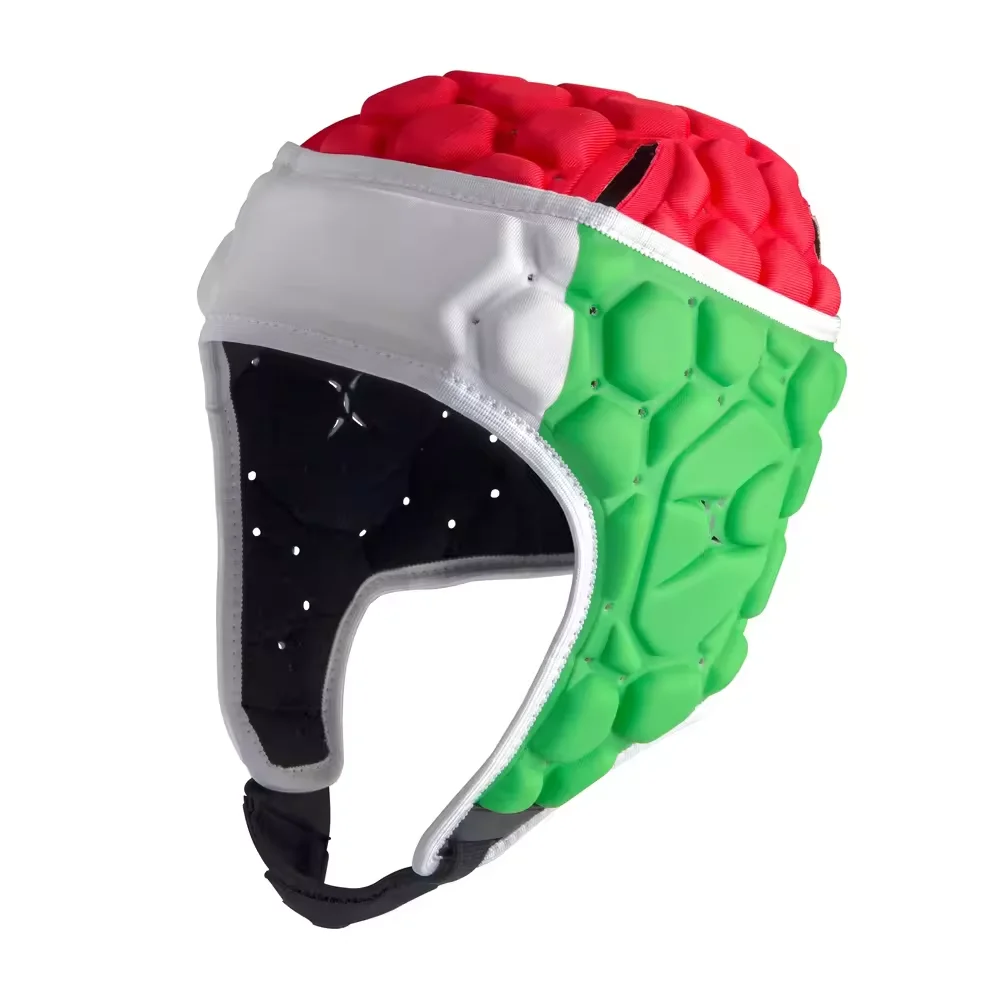 Buy Rugby Professional Protective Headgear Helmets 7v7 Soft Shell Custom Logo Football Head Guard