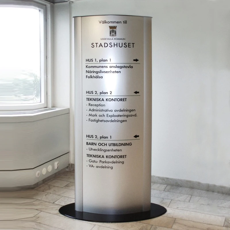 Наружная большая бесдуговая комбинация, пилоновый знак, вывеска для строительства, знак из алюминиевого профиля