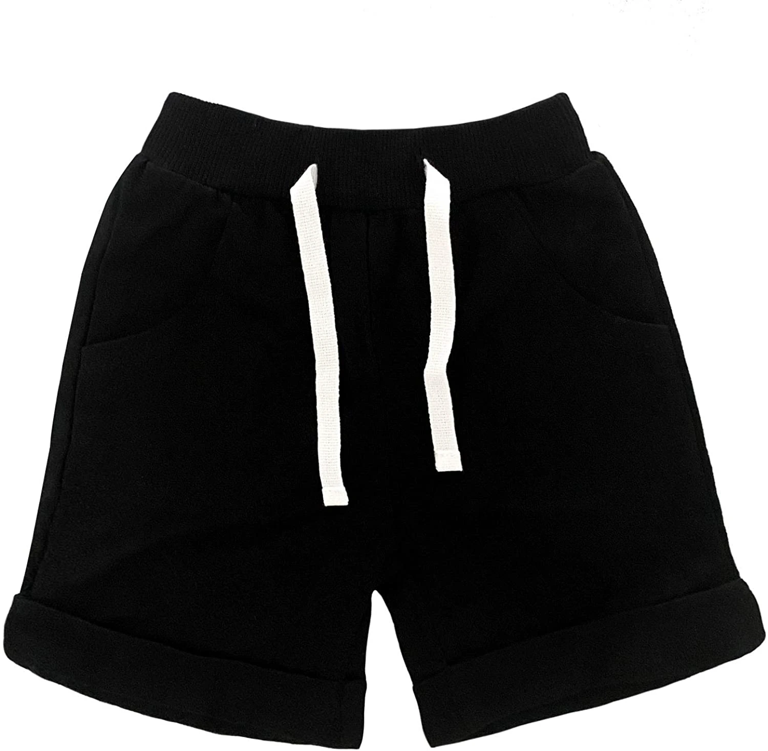 New Fashion Summer Wholesale 2024 Solid Short with Quality Soft Casual Boys Cargo Cotton Kid Boy shorts with custom logo
