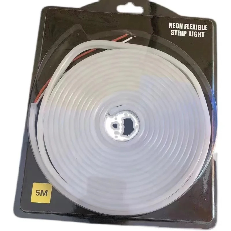 12V 2835 120LEDs/M 2.5cm 1cm Cuttable   Flexible Neon LED Strip Light Tape for Lighting signage