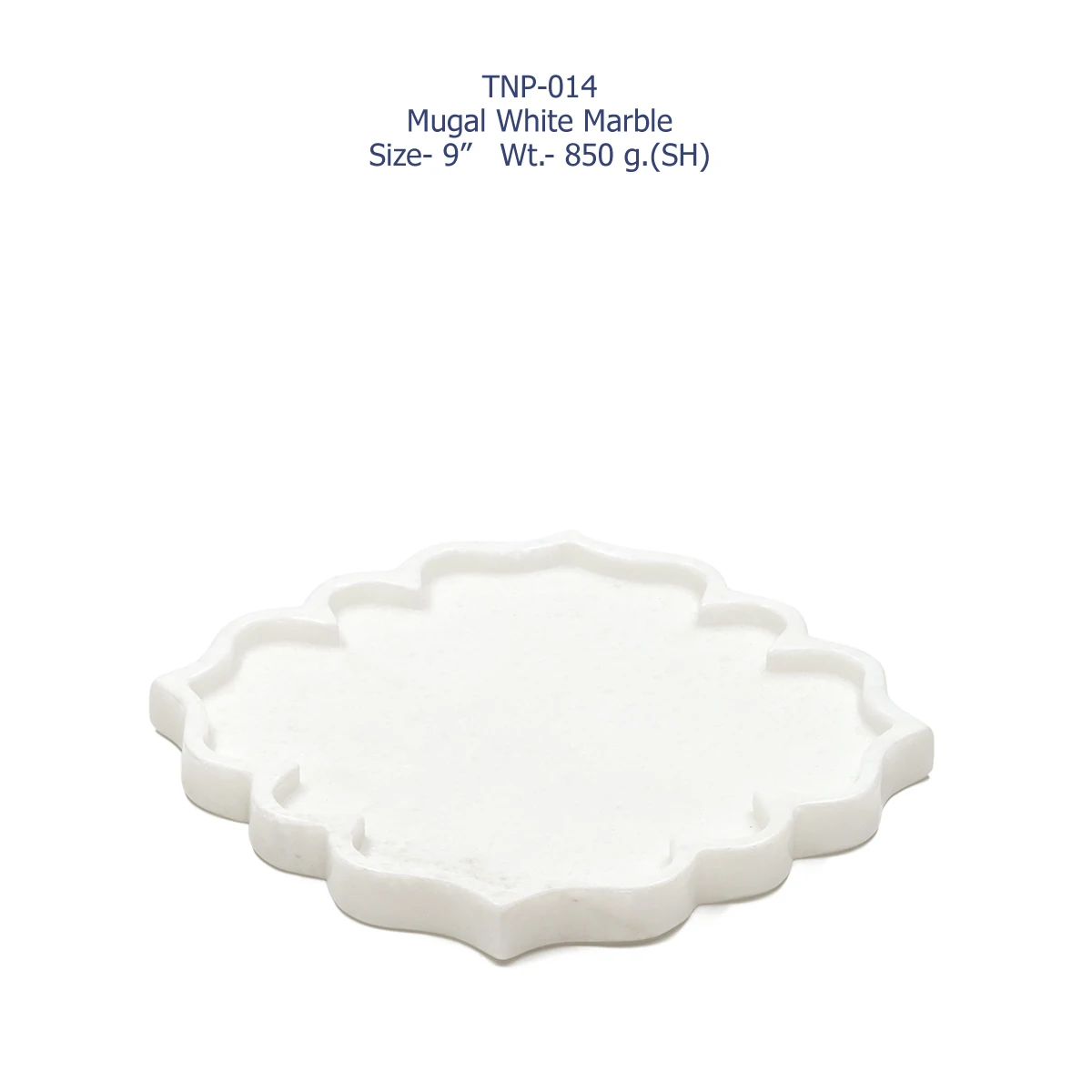 2024 Hot Selling High Quality White Marble Mugal Serving Tray Increases Beauty of Your Dining Table Available in Bulk Quantity