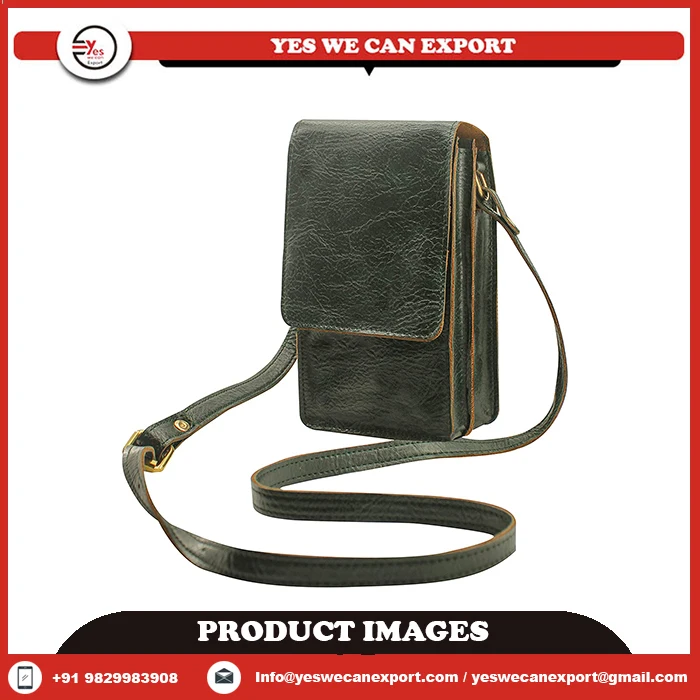 Sling Bags For Women Indian Vintage Handmade Genuine Buffalo Leather Unisex Sling Leather Messenger Bag For Sale