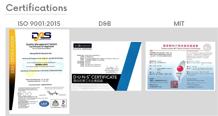 Certifications