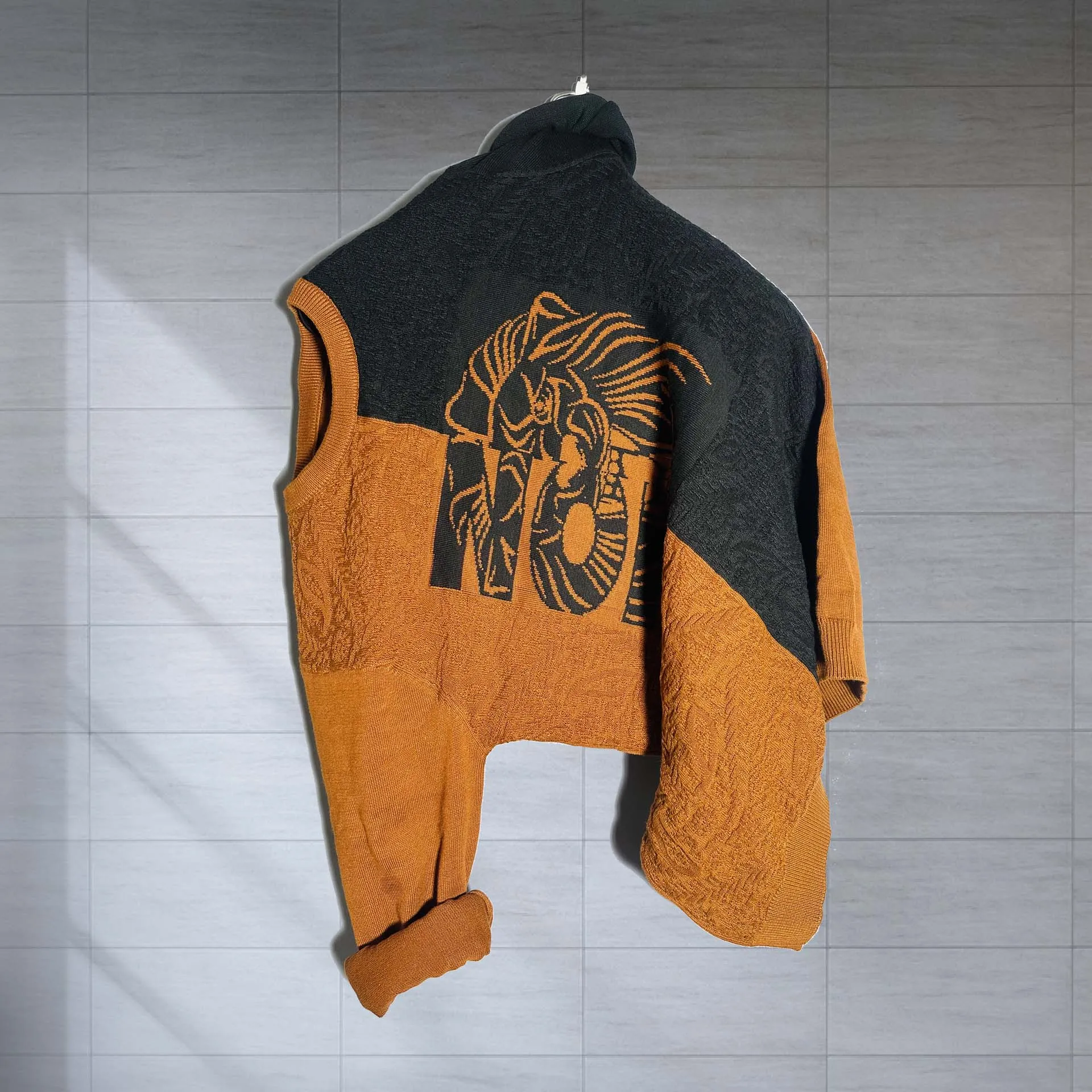 Buy Standard Quality Cotton Knitted T-shirt with Full Sleeve and Round Neck Slim Fit Solid Flat Knit Sweater for Sale